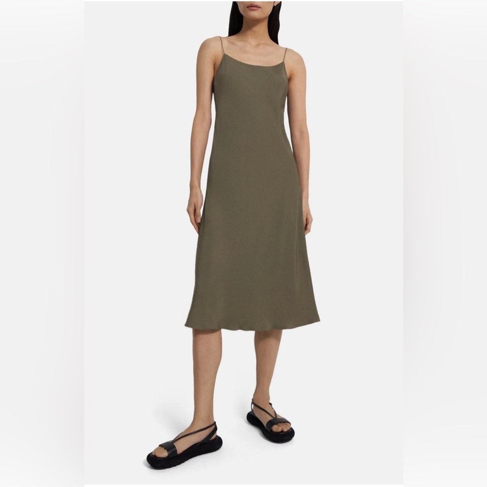 Theory Slip Dress in Willow- Size small.